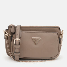 Акція на Сумка крос-боді через плече жіноча Guess HWZG78-79710-DRT Dark Taupe від Rozetka