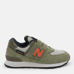 Акція на Підліткові кросівки для хлопчика New Balance 574 PV574SOF 35 (3) Хакі від Rozetka