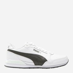 Акція на Підліткові кросівки для дівчинки Puma ST Runner v3 L Jr 384904-07 37 (4UK) Білі з чорним від Rozetka