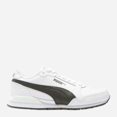Акція на Підліткові кросівки для дівчинки Puma ST Runner v3 L Jr 384904-07 38.5 (5.5UK) Білі з чорним від Rozetka