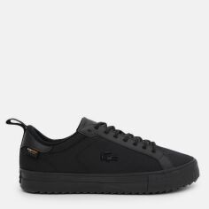 Акція на Чоловічі кеди низькі Lacoste Powercourt 748SMA0003-02H 44 (T9.5) 27.8 см Blk/Blk від Rozetka