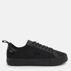 Акція на Чоловічі кеди низькі Lacoste Powercourt 748SMA0003-02H 41 (T7.5) 25.8 см Blk/Blk від Rozetka