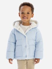 Акція на Дитяча зимова куртка для хлопчика Minoti 21babycoat7 41010KID 74-80 см Блакитна від Rozetka