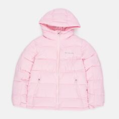 Акція на Дитяча демісезонна стьобана куртка для дівчинки Columbia Pike Lake II Hooded Jacket 2050351-608 128-134 см Рожева від Rozetka