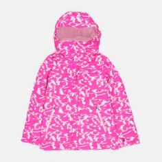Акція на Дитяча зимова куртка для дівчинки Columbia Bugaboo III Printed Fleece Interchange 2105251-695 128-134 см Рожева від Rozetka
