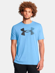 Акція на Футболка чоловіча Under Armour Ua Big Logo Fill Ss 1379451-465 2XL Блакитна від Rozetka