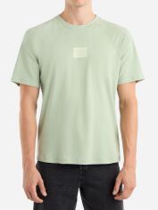 Акція на Футболка бавовняна довга чоловіча Umbro RLXD TEE 66419U-MLC XL Темно-салатова від Rozetka