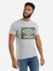 Акція на Футболка бавовняна довга чоловіча Umbro Digi Camo Box Graphic Tee 66437U-4BK 2XL Темно-сіра від Rozetka