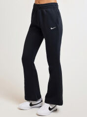 Акція на Спортивні штани на флісі жіночі Nike W Nsw Phnx Flc Mr Flare Pnt FV7494-010 S Чорні від Rozetka