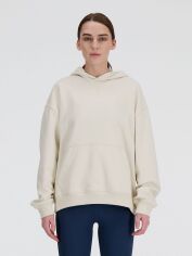 Акція на Худі жіноче New Balance Nb Athletics WT41537LIN L Молочне від Rozetka