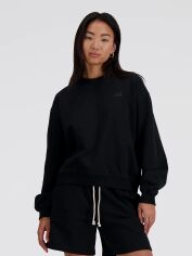 Акція на Світшот жіночий New Balance Athletics French Terry WT41500BK L Чорний від Rozetka