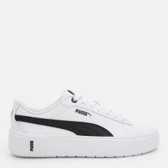 Акція на Жіночі кеди низькі Puma Smash Platform v2 L 37303502 38 (5UK) 24 см Puma White-Puma Black від Rozetka