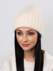 Акція на Шапка жіноча Malisa Латина ML5609 54-58 Бежева від Rozetka