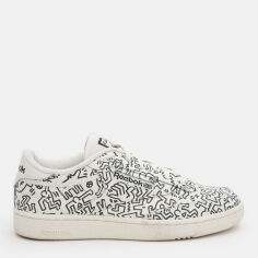 Акція на Чоловічі кеди низькі Reebok Club C Keith Haring GZ1458 36.5 (5.5US) 23.6 см Білий/Чорний від Rozetka