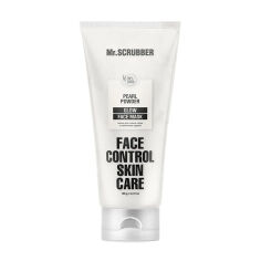 Акція на Маска для сяяння шкіри обличчя Mr.Scrubber Face Control Skin Care Pearl Powder Glow Face Mask з перлинною пудрою, 100 г від Eva