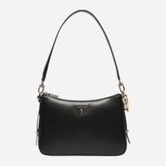 Акція на Сумка багет сідло жіноча маленька Guess Daryna HWVG94-93180-BLA Black від Rozetka