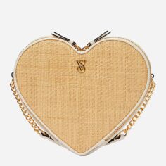Акція на Сумка крос-боді через плече жіноча маленька Victoria's Secret 289075220 Бежева від Rozetka