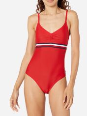 Акція на Суцільний купальник жіночий Tommy Hilfiger 294335488 XS Червоний від Rozetka