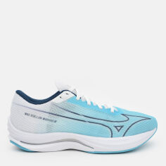 Акція на Жіночі кросівки для бігу Mizuno Wave Rebellion Sonic 2 J1GD243071 38 (5UK) 24 см River Blue/Blue Wing Teal/White від Rozetka