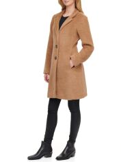 Акція на Пальто осіннє довге жіноче Donna Karan NY (DKNY) 931647709 14 Коричневе від Rozetka