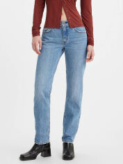 Акція на Джинси Regular Fit жіночі Levi`s Middy Straight 531921260 W27L31 Сині від Rozetka