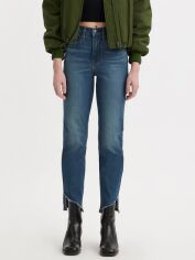 Акція на Джинси Slim Fit жіночі Levi`s 724 High Rise Slim Straight Cropped 224661130 25 Сині від Rozetka