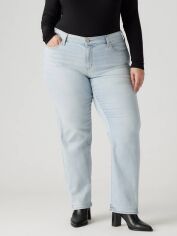 Акція на Джинси Slim Fit жіночі Levi`s 300564697 XL (18W) Блакитні від Rozetka