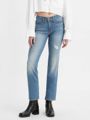Акція на Джинси Slim Fit жіночі Levi`s 707308927 W31L32 (L) Сині від Rozetka