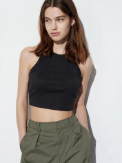 Акція на Топ жіночий Uniqlo 499064612 XS Чорний від Rozetka