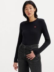 Акція на Лонгслів жіночий Levi's 521342997 XL Чорний від Rozetka