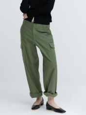 Акція на Штани жіночі Uniqlo 128458464 2XL Зелені від Rozetka