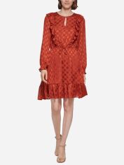 Акція на Сукня коротка осіння жіноча Tommy Hilfiger 613511261 10 Коричнева від Rozetka