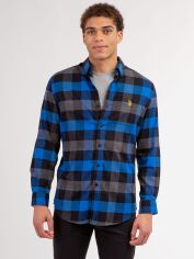 Акція на Сорочка бавовняна чоловіча U.S. Polo Assn 572934533 M Різнобарвна від Rozetka