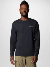 Акція на Лонгслів чоловічий Columbia North Cascades Long Sleeve Tee 1834021009 L Чорний від Rozetka