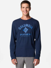 Акція на Лонгслів чоловічий Columbia Rockaway River Graphic LS Tee 2022191467 L Темно-синій від Rozetka