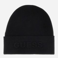 Акція на Шапка жіноча Guess AW5179-POL01-BLA M Black від Rozetka