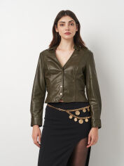 Акція на Куртка жіноча Zara 2949/226 M Хакі від Rozetka