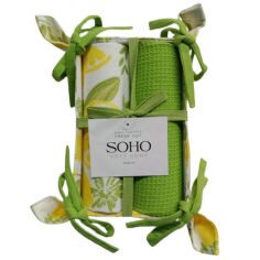 Акція на Набор полотенец кухонных вафельных Fresh Soho 40х60 см - 2 шт від Podushka