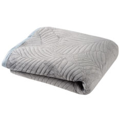 Акція на Покрывало стеганое Velvet Silver Soho 200х220 см від Podushka
