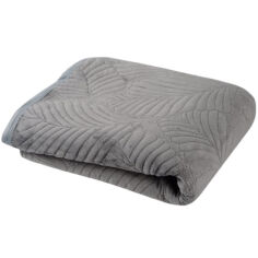 Акція на Покрывало стеганое Velvet Graphite Soho 200х220 см від Podushka