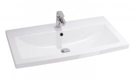 Акція на Раковина CERSANIT COMO 80 K32-004-BOX з отвором біла від Rozetka