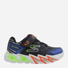 Акція на Дитячі з підсвіткою кросівки для хлопчика Skechers Flex-Glow Bolt 400138L 27.5 Чорні від Rozetka