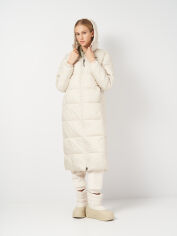 Акція на Куртка зимова довга жіноча Columbia Omni-Shield Puffect II Long Jacket 2088451-278 S Бежева від Rozetka