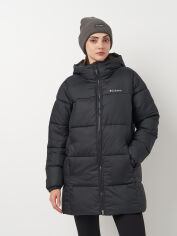 Акція на Куртка зимова жіноча Columbia Omni-Shield Puffect II Mid Hooded Jacket 2088471-010 S Чорна від Rozetka