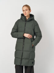 Акція на Пуховик зимовий жіночий Jack Wolfskin Frozen Lake Coat W 1206132_4136 S Сірий від Rozetka