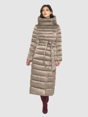 Акція на Куртка зимова довга жіноча Braggart 72431 44 (XS) Бежева від Rozetka