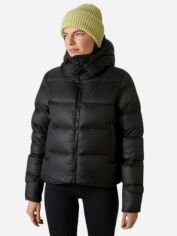 Акція на Куртка зимова коротка жіноча Helly Hansen 53818-990 XL Чорна від Rozetka