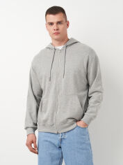 Акція на Толстовка на блискавці чоловіча Everlast Giacca Capp Felpa Nn Garz 37M292D80-M000 M Сіра від Rozetka