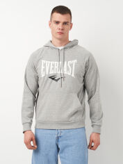 Акція на Худі чоловіче Everlast Cappuccio Felpa 37M297D80-M000 S Сіре від Rozetka
