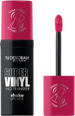 Акція на Рідка помада для губ Deborah Super Vinyl Shake 03 Cherry Pink 4 мл від Rozetka